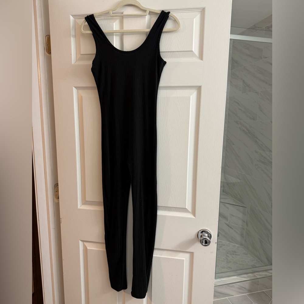 Black Sleeveless Jumpsuit